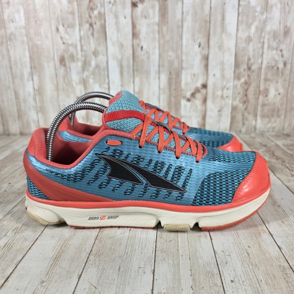 Altra Blue and Red Athletic Shoes - Picture 1 of 8